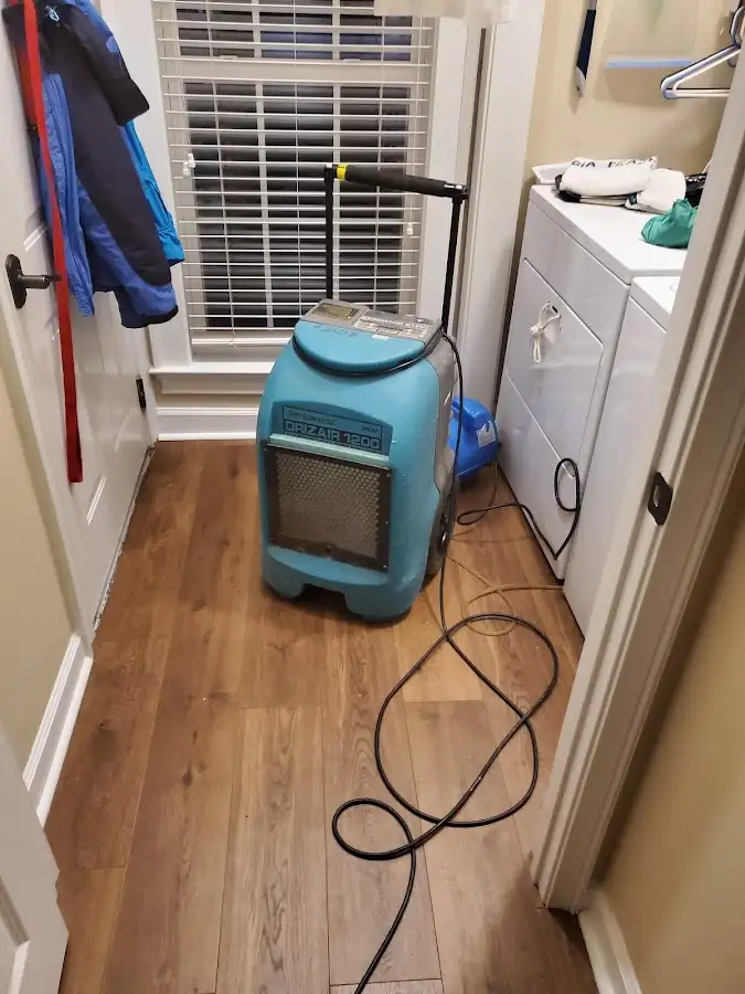 Commercial dehumidifier deployed for Flood Damage Cleanup in Largo